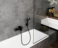 Смеситель для ванны Hansgrohe Vernis Blend 71440670 Черный матовый латунь на стену
