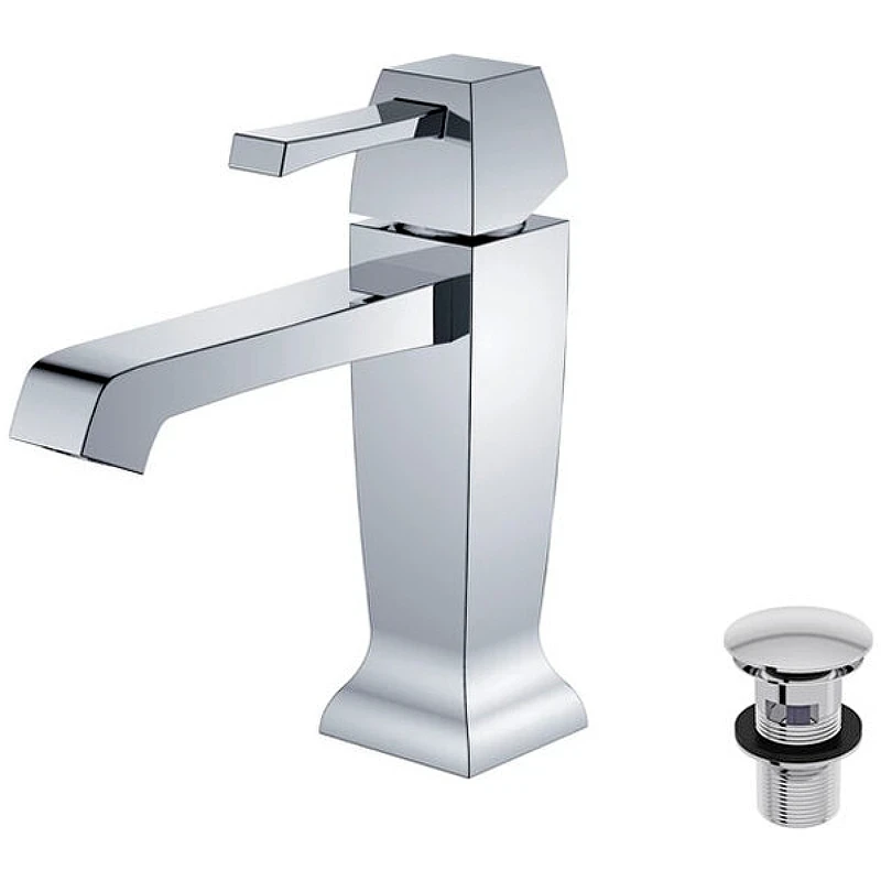 Смеситель для раковины Caprigo Diamante 50-020-crm Хром латунь