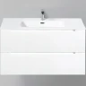 Тумба под раковину BelBagno Etna 90 ETNA-900-2C-SO-BL-P подвесная Bianco Lucido МДФ / ЛДСП