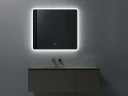 Зеркало Uni-Flow Mirror 80 M-647 с подсветкой с сенсорным выключателем и подогревом