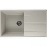 Кухонная мойка Ulgran Quartz Prima 850-02 Лен искусственный камень (литьевой мрамор) встраиваемый
