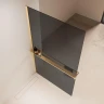 Душевая перегородка Vincea Walk in 100 VSW-1HR100CGG профиль цвет Матовый золотой стекло тонированное