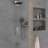 Душевая система Vincea Inspire VSFW-433TI1RCH с термостатом Хром латунь встраиваемый