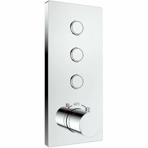 Душевая система Vincea Inspire VSFW-433TI1RCH с термостатом Хром латунь встраиваемый