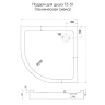 Акриловый поддон для душа Veconi Tezeo Acrylic TZ-51B 90х90 TZ51B-90-C5 цвет Черный