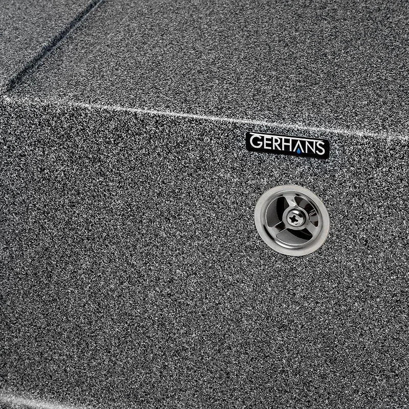 Кухонная мойка Gerhans 76 B27-24/311-11-24 цвет Графит