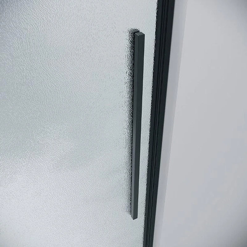 Душевой уголок Grossman Galaxy 140x100 L 120.K33.01.1410.21.02 профиль Черный матовый стекло шиншилла