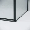 Душевой уголок Grossman Galaxy 140x100 L 120.K33.01.1410.21.02 профиль Черный матовый стекло шиншилла