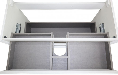 Тумба с раковиной Azario Velluto 100 CS00088604 подвесная цвет Белый матовый