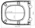 Унитаз с инсталляцией Vitra Shift 9855B003-7207 цвет Белый с сиденьем Микролифт