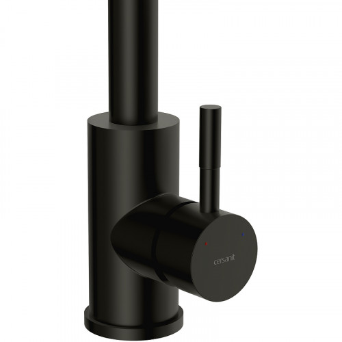 Смеситель для кухни Cersanit Como 68243 Черный матовый