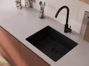 Смеситель для кухни Cersanit Como 68243 Черный матовый