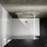 Душевая перегородка Azario Walk-in 90 AZ-251-90-MGR-CRF профиль Графит матовый стекло рифленое