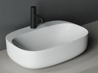 Раковина Ceramicanova Element 60 CN5012 Белая фарфор накладная