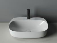 Раковина Ceramicanova Element 60 CN5012 Белая фарфор накладная