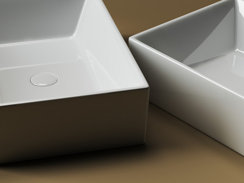 Раковина Ceramicanova Element 60 CN5012 Белая фарфор накладная