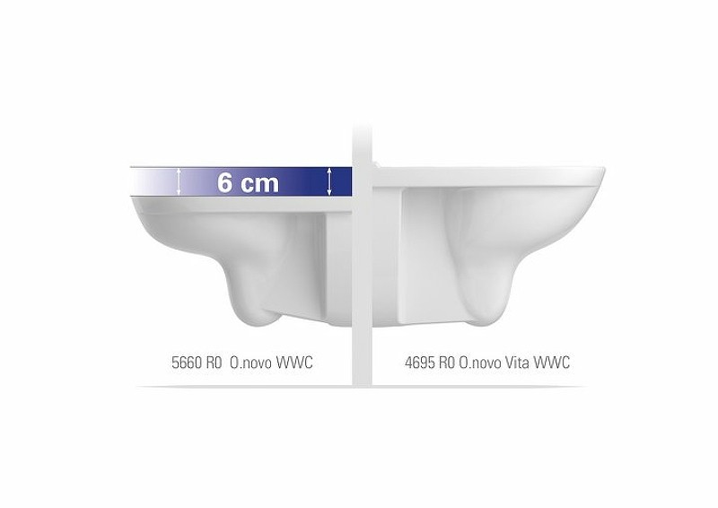Унитаз Villeroy&Boch O.Novo 5660R001 подвесной без сиденья