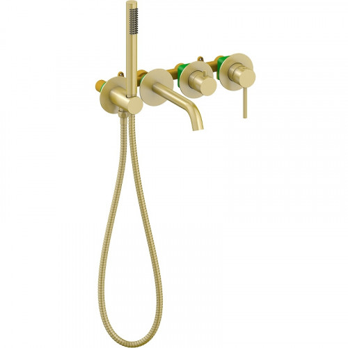 Смеситель для ванны Timo Saona 2314/17YSM Золото матовое латунь встраиваемый