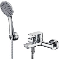 Смеситель для ванны WasserKRAFT Dill 6101 Хром латунь на стену