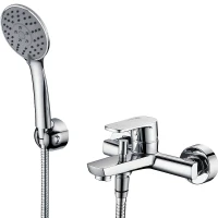 Смеситель для ванны WasserKRAFT Dill 6101 Хром латунь на стену