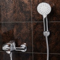 Смеситель для ванны WasserKRAFT Dill 6101 Хром латунь на стену