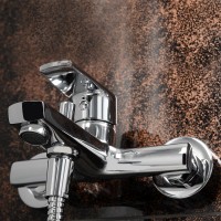 Смеситель для ванны WasserKRAFT Dill 6101 Хром латунь на стену