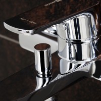 Смеситель для ванны WasserKRAFT Dill 6101 Хром латунь на стену
