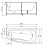 Акриловая ванна Aquatek Пандора 160х75 L PAN160-0000038 без гидромассажа с фронтальной панелью с каркасом (разборный) со слив-переливом
