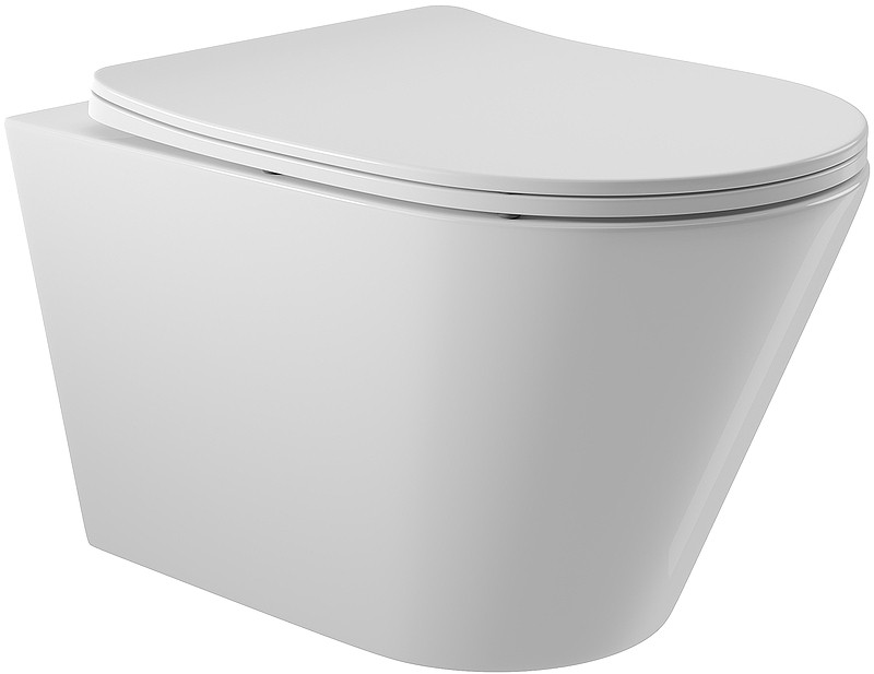 Унитаз с инсталляцией DIWO Aqueduto Cone CON0110 + DIWO 4501 с сиденьем Микролифт с клавишей смыва цвет Матовый хром