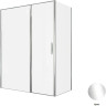 Душевой уголок Allen Brau Priority 160x80 3.31037.00+3.31040.00 цвет профиля Хром стекло прозрачное