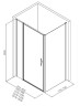 Душевой уголок Allen Brau Priority 160x80 3.31037.00+3.31040.00 цвет профиля Хром стекло прозрачное