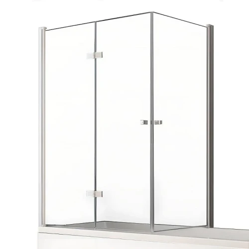Шторка для ванны New Trendy NEW SOLEO Chrome x100 P-0028/P-0024
