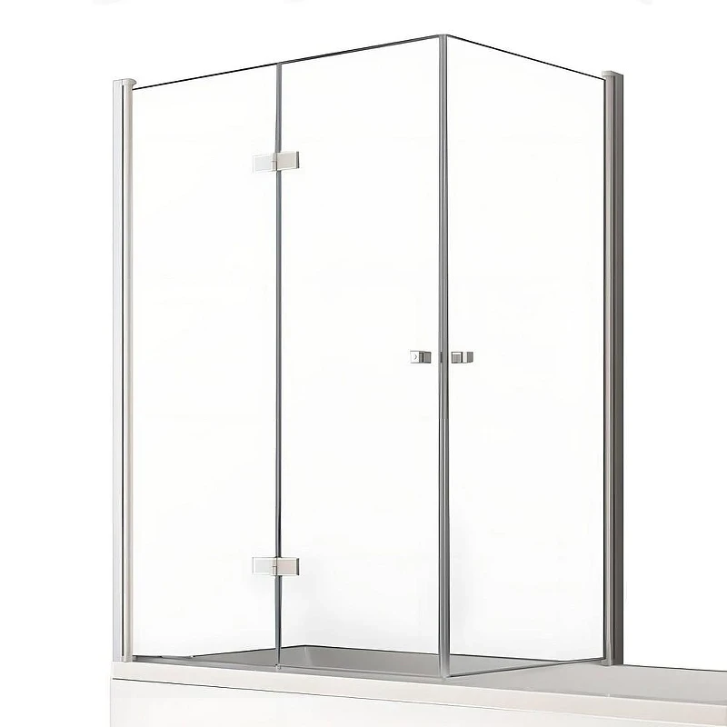 Шторка для ванны New Trendy NEW SOLEO Chrome x100 P-0028/P-0024