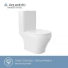 Унитаз компакт Aqueduto Ovo Light AQDSOVOL10 цвет Белый глянцевый с бачком и сиденьем Микролифт