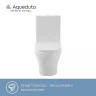 Унитаз компакт Aqueduto Ovo Light AQDSOVOL10 цвет Белый глянцевый с бачком и сиденьем Микролифт