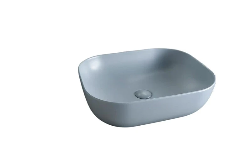 Раковина-чаша Gid Geometrico 50 Gm1302 53336 цвет Серый матовый