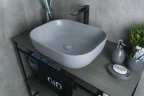 Раковина-чаша Gid Geometrico 50 Gm1302 53336 цвет Серый матовый