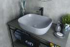 Раковина-чаша Gid Geometrico 50 Gm1302 53336 цвет Серый матовый