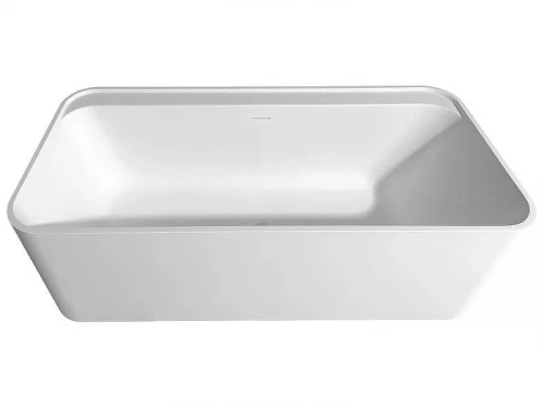 Ванна из искусственного камня Uni-Flow Kube 170x78 FS324-1700 Matt White цвет Белый матовый