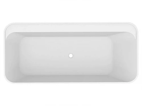 Ванна из искусственного камня Uni-Flow Kube 170x78 FS324-1700 Matt White цвет Белый матовый