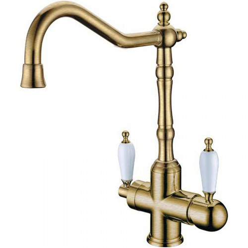 Смеситель для кухни Boheme Medici Ripresa 111 Бронза латунь