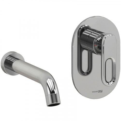 Смеситель для раковины WasserKRAFT A18583 Хром латунь встраиваемый