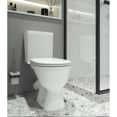 Унитаз компакт Santek Уно 1WH501613 цвет Белый с сиденьем Микролифт