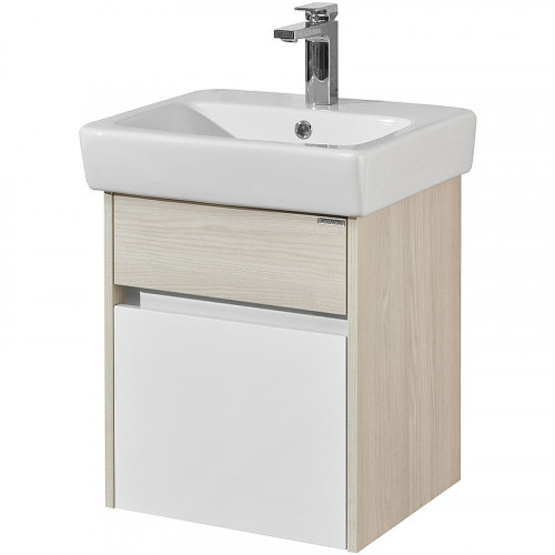 Тумба под раковину Aquaton Верди PRO 50 1A195901VDAV0 подвесная Белый Ясень фабрик МДФ / ЛДСП