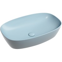 Раковина-чаша Ceramicanova Element 60 CN6049ML Голубая матовая фарфор накладная
