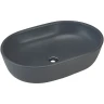 Раковина-чаша beWash Bogen 60 88601080 Антрацит фарфор накладная