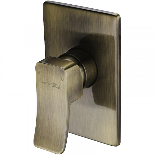 Смеситель для душа WasserKRAFT Exter 1651 Светлая бронза латунь встраиваемый