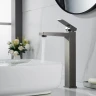 Смеситель для раковины Rose R2811T цвет Оружейная сталь