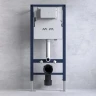 Комплект унитаза WellWant Aura WWU01121WK с инсталляцией AM.PM PrimeFit I012709.0251 с сиденьем Микролифт и клавишей смыва Хром глянцевый