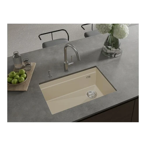 Кухонная мойка Rivelato Lino 65 LN-654-R beige scuro цвет Темно-бежевый
